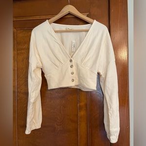 Madewell crop sweater